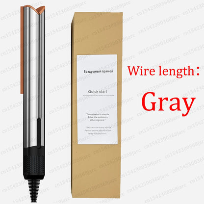 220V Professional Hair Straightener Hair Dryer Heat-Up Flat Negative Ion Iron Lasting Styling Straightener 2 in 1 With display