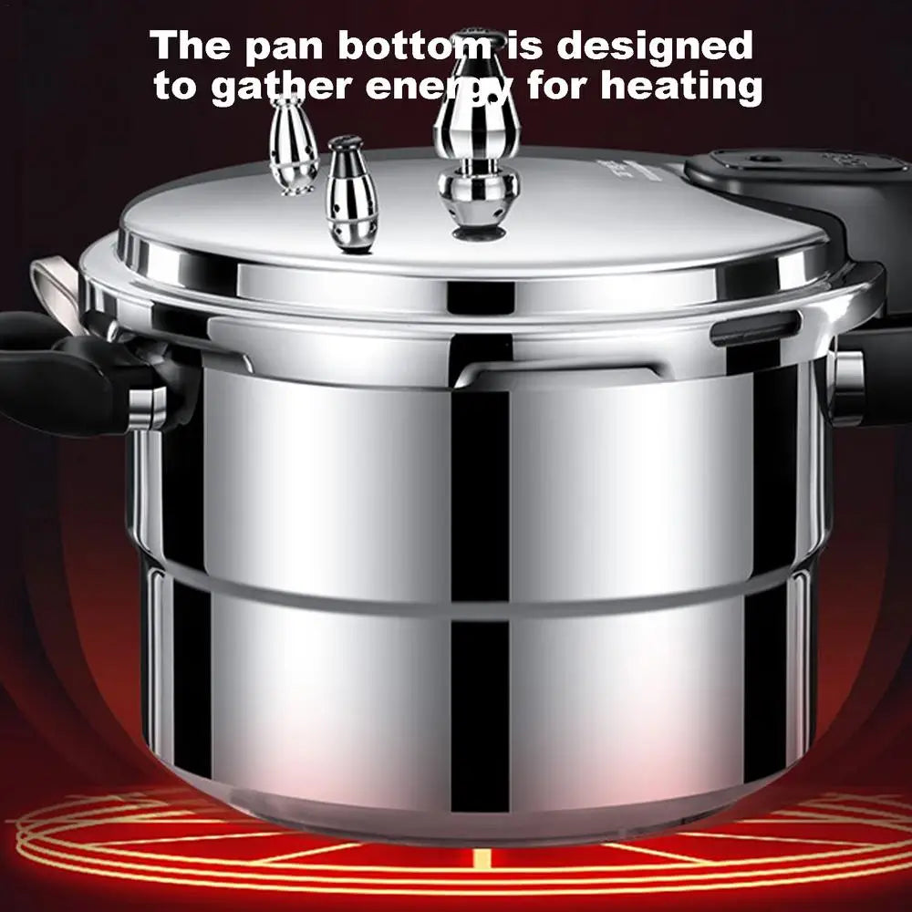 Portable Pressure Cooker 4.3L Induction Stoves Home Cooker Aluminum Alloy Pressure Canner Cooker Induction Compatible Cookware.