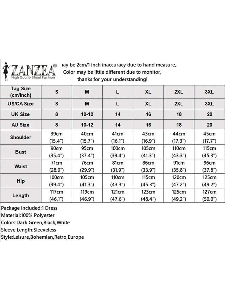ZANZEA Elegante Damen-Midikleider, Sommer, ärmellos, Party-Sommerkleid, stilvoll, V-Ausschnitt, Urlaub, Arbeit, Vestidos, bedruckt, A-Linien-Kleid.