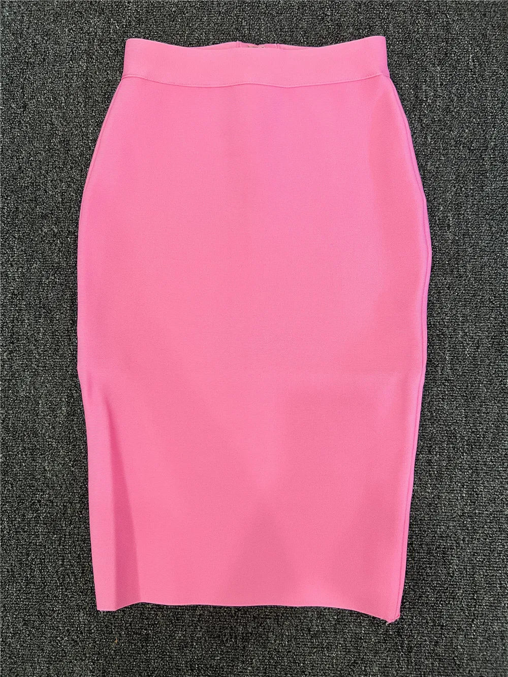 60CM Knee Length Stretch Bandage Skirts Women Candy Color Bodycon Pencil Skirt Ladies Elegant Office Business Formal XL XXL.