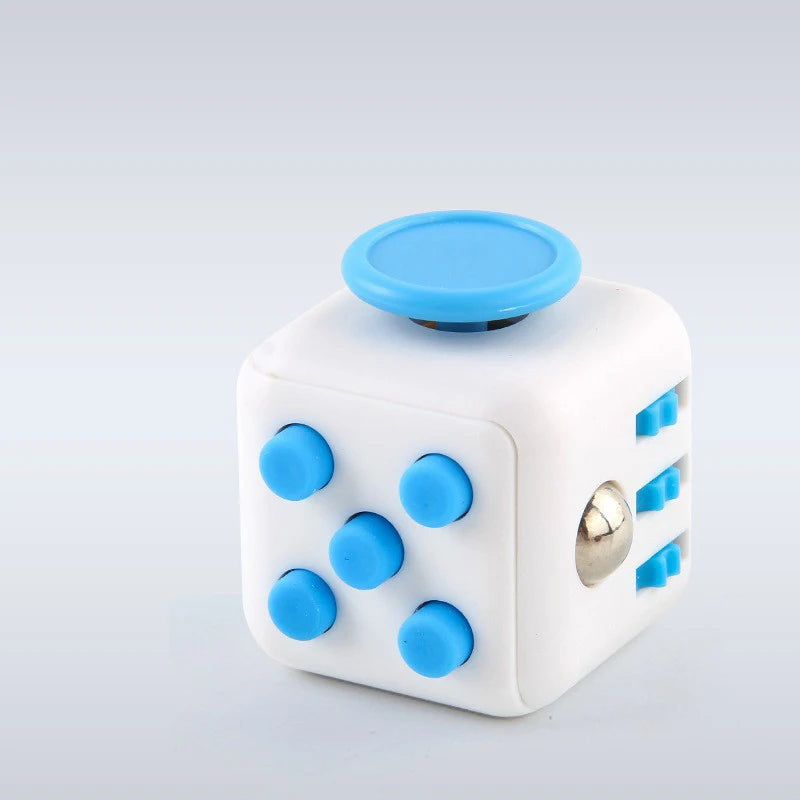Solid Color Fidget Decompression Dice for Release Stress Autism Anxiety Relieve Adult Kids Stress Relief Anti-Stress Fingertip.