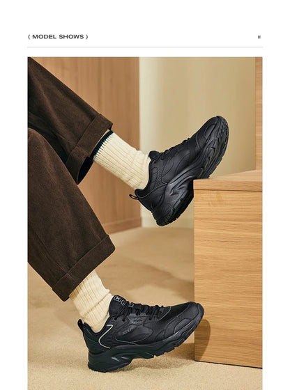 Xtep Women's Casual Shoes 2024 Winter Trendy Retro Durability Comfortable Sneakers Stability Sports Shoes 876418320008.