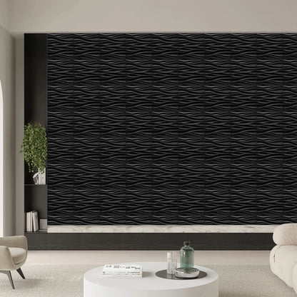 KUUJOJO 12pcs 3D textured wall panel for indoor wall decoration, suitable for living room, hall, bedroom, hotel, office