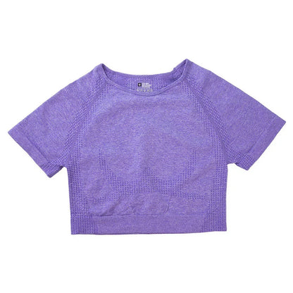 Seamless Yoga Suit Women's Long Sleeve Jacquard Sports High-Waisted Tightening Leggings Fitness Top Origin China