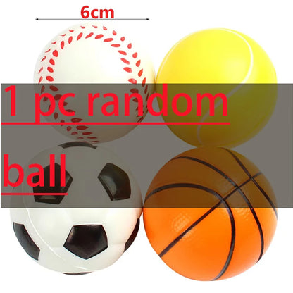 Stress Relief Foam Sponge Stress Ball Squeeze Ball Toy Squeeze Hand Wrist Exercise Sponge Toy for Kid Adult Child Creative Gifts.