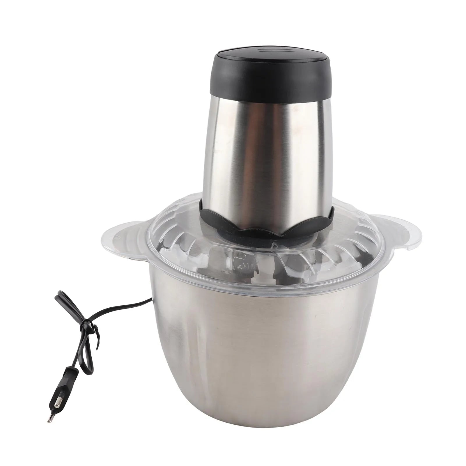 Electric Meat Grinder 3L Large Household Capacity Stainless Steel 2 Gears 300W High Power Kitchen Cooker Blender.