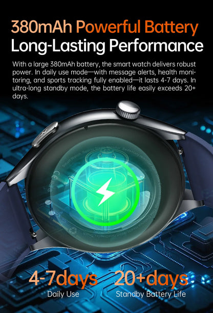 2025 New For HUAWEI Health MonitorUric Acid Blood Pressure Blood oxygen Body Analysis Smart Watch ECG+PPG Clock Smartwatch Men