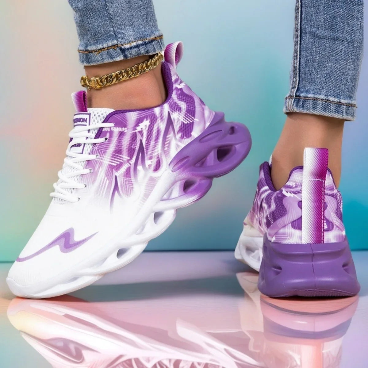 YRZL Womens Sneakers Lightweight Summer Woman Casual Sports Shoes Men Breathable Jogging Trainers Walking Tenis Ladies Shoes.