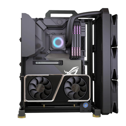 DIY Gamers Cabinet MOD ITX MATX PC Case Open Frame Aluminum Creative ATX EATX Tower Desktop Gaming Computer Chassis Rack.