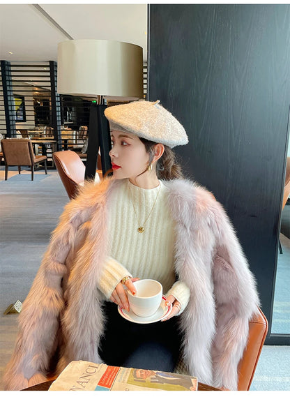 2025 gestrickte Pullover Dicke Warme Rollkragenpullover Frauen Tops Gefüttert Pullover Herbst Winter Streetwear Jersey Strickwaren Jumper