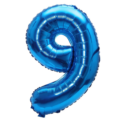 32 Zoll Regenbogen-Farbverlaufs-Zahlen-Folienballon 1-9 für Kindergeburtstag, Party-Dekoration, Babyparty, Brautparty, weitere Optionen verfügbar.