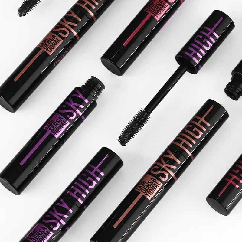 24Pcs Silk Fiber Lash Lengthening Thickening Softer Fuller Lashes Extensions Long-Lasting Smudge-Proof Eyelash Mascara.