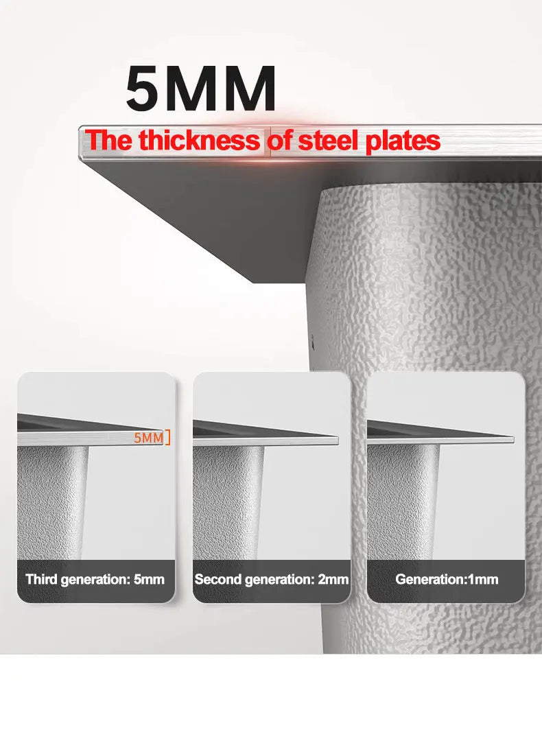 Extra Thick 5.0mm Kitchen 304 Sink, Whale Sink, Stainless Steel Large Single Sink, Waterfall Sink, Thickened Dish Sink