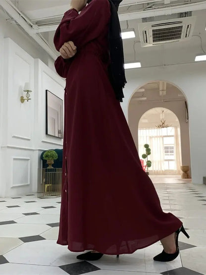 Ramadan Eid Red Abaya Damen Dubai Islamic Women Muslim Modest Dresses Kebaya Kaftan Robe Musulmanes Femme Vestidos Para Mujer.