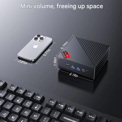 ACEMAGIC AM06Pro MINI PC AMD Ryzen 7 5825U 16/32GB RAM 512GB SSD Windows 11 Pro MINI Computer Wifi6 BT5.2 4K Triple Display.