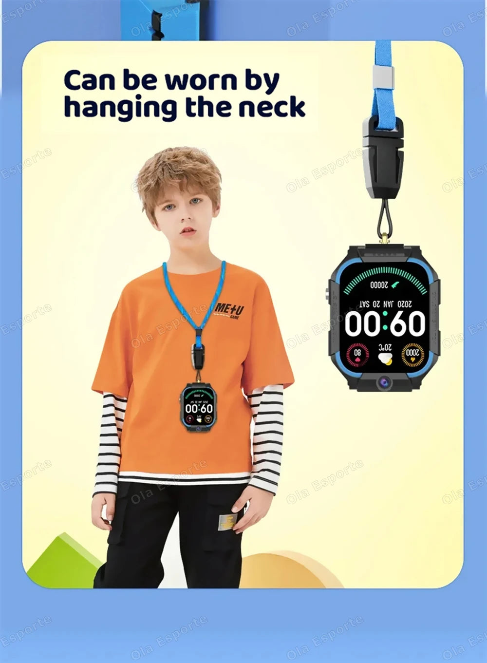 New Kids 5G Smart Watch SOS GPS+BDS/GLONASS Location Phone Call Camera Child Smartwatch 1.83 Inch WIFI Waterproof For Watch Gift.