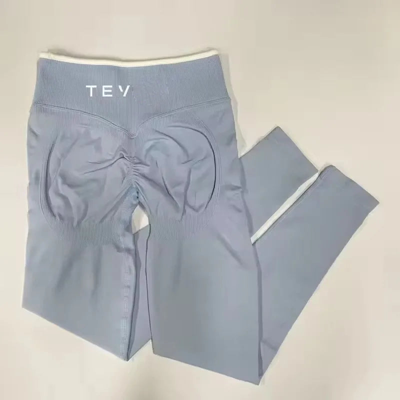 Ignite Sculpt Series Scrunch Seamless Leggings Women Hip Lifting Running Workout Yoga Pants Fitness Cycling Tights Gym Wear XL.