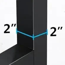 LITTLE TREE 70,8-Zoll-Chefschreibtisch, großer Büro-Computertisch mit dickem Rahmen, Arbeitsplatz-Business-Möbel für das Heimbüro