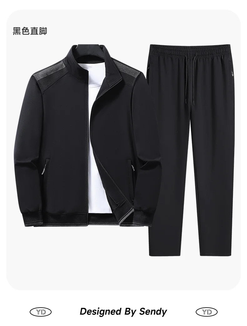 New Men`s Basketball Tracksuit Casual Joggers Sportswear Jackets And Pants 2 Piece Sets Hip Hop Running Sports Suit Men clothing.