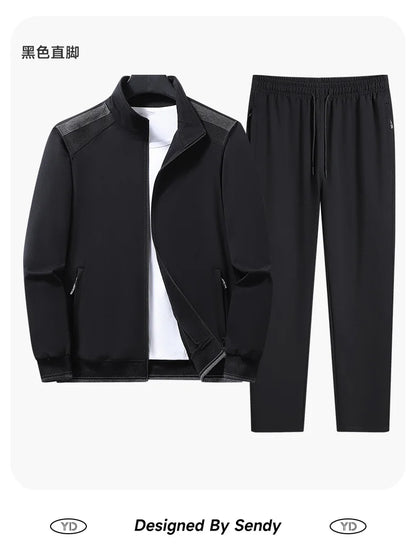 New Men`s Basketball Tracksuit Casual Joggers Sportswear Jackets And Pants 2 Piece Sets Hip Hop Running Sports Suit Men clothing.