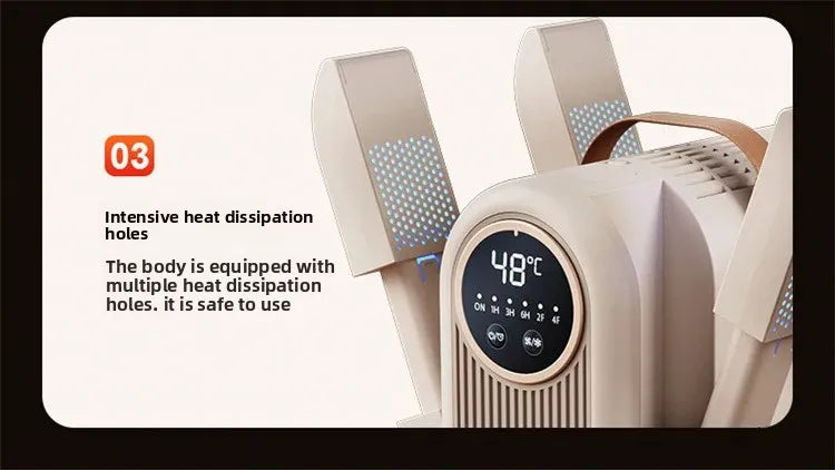 Portable Foldable Electric Shoe Dryer UV Blue Light UV Sterilization Deodorizing Shoe Dryer Fast Drying Household Shoe Dryer