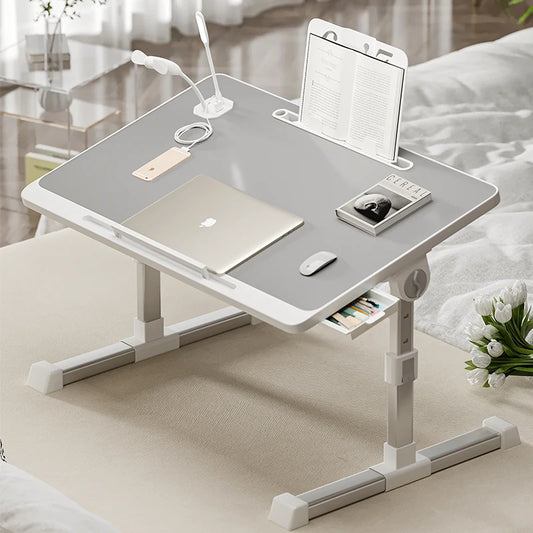 Ai Mu Xianshen Computertisch, Bettplatte, zusammenklappbar, einfach, für Zuhause, Schlafzimmer, Sitzboden, Erkerfenster, Laptop, Büro, kleines Schreibtischbrett