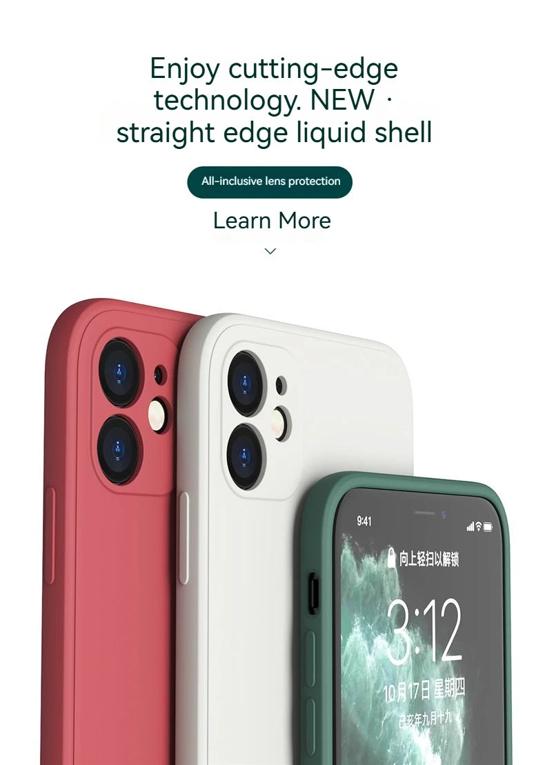 Liquid Silicone Case For iphone 17 Pro Max For iphone 17 17 Pro 17 Pro Max Cover TPU Shockproof Protective Cover iphone 17 Air.