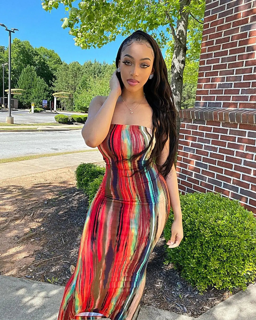 Sommer Lange Kleider Für Frauen Bodycon Brust Wrap Print Off Schulter Verband Schlank Sexy Kleid 2024 Neue Mode Party Vestidos.