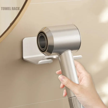 Universal Haar Trockner Halter Bad Haarglätter Stehen Nagel Kostenloser Wand Regale Zimmer Lagerung Rack Wand-montiert Hause Regal