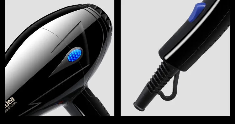 With 5 Gifts Hair Dryer 1800W Powerful Hair Dryer Fast Heating Hot And Cold Adjustment Air Blow Dryer with Air Collecting.