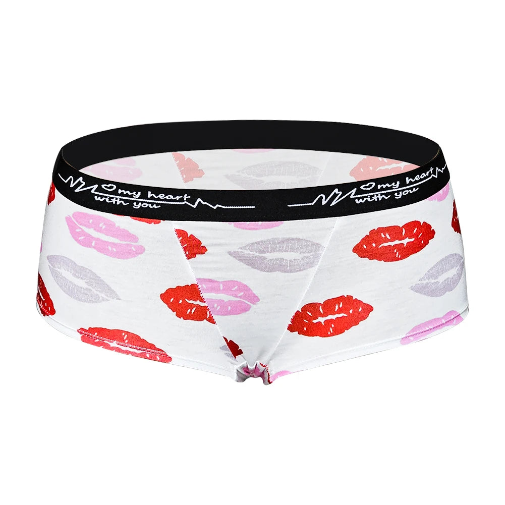 Ladies Solid color boxers Briefs Comfortable Female Underwear Sporty Style Casual Sexy Panties for Women S-XL.