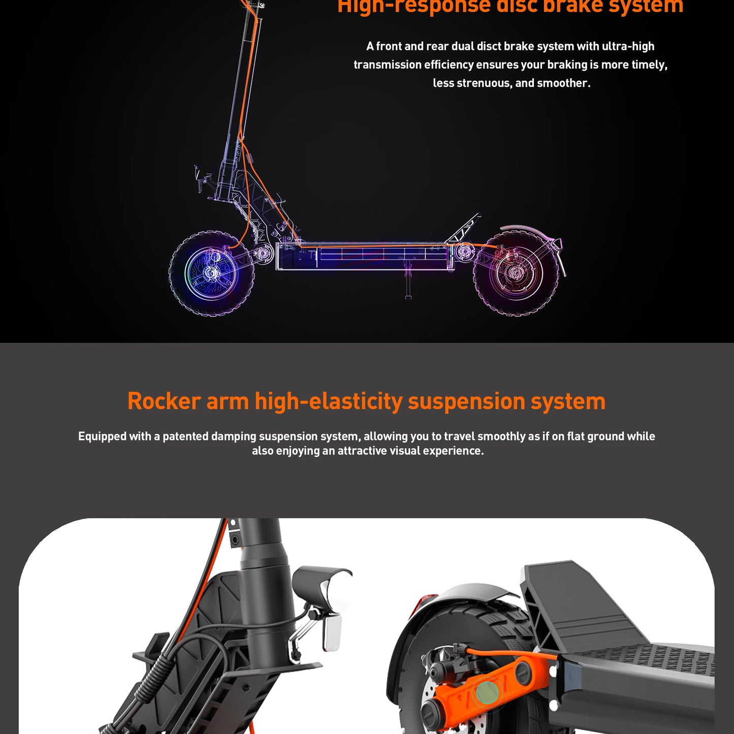 JOYOR S5（ABE）Adult Electric Scooter 500W Motor 48V13AH Battery Foldable E-Scooter 10 Inch Air Tire City commuting Escooter.