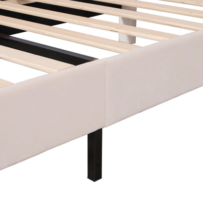 Rosahqnda Kinderbett Einzelbett Polsterbett 90x200cm Blumenkopfteil und Lattenrost aus Stoff für Mädchen ohne Matratze