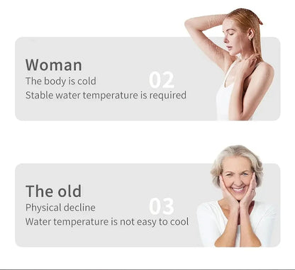 Bathroom Luxury Shower System with Tempered Glass Piano Key Smart Digital Display Thermostat Mixer Shower Faucet Full Set