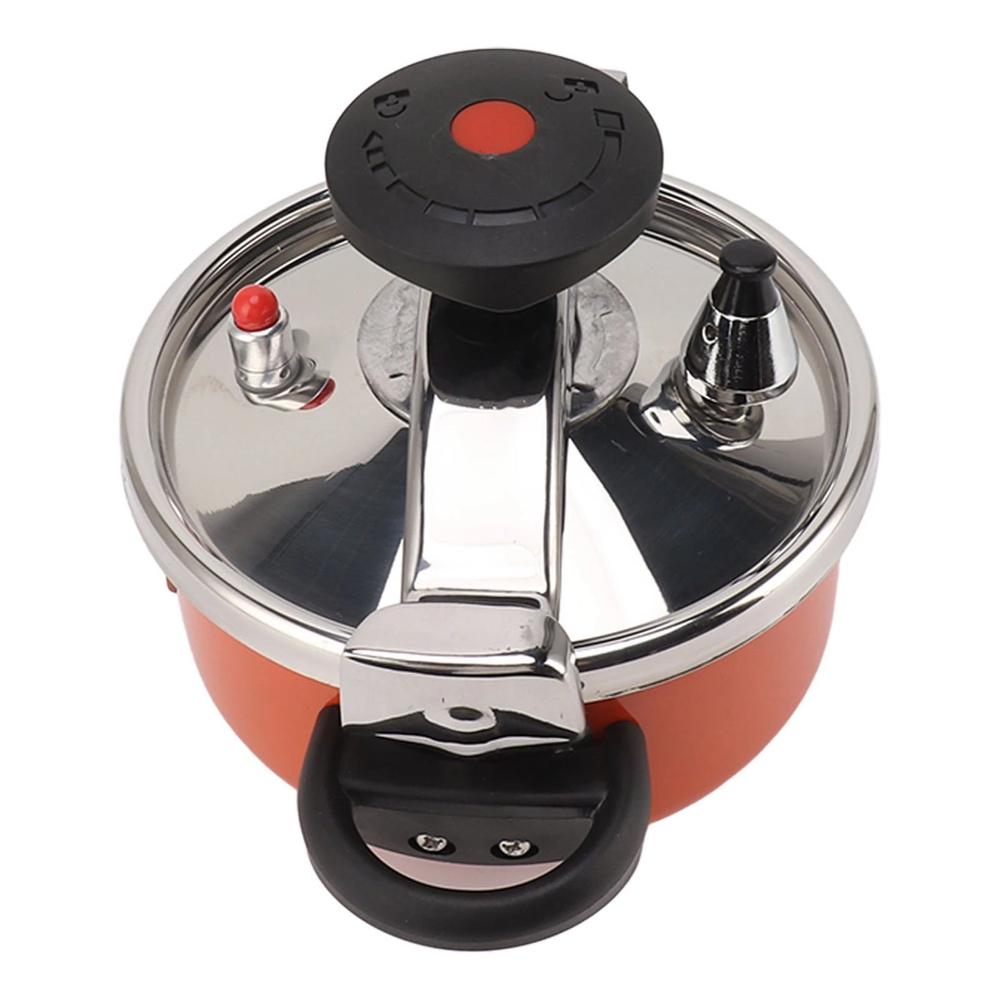 2L 2 Liter Stainless Steel Double Bottom Mini Pressure Cooker Canner For Gas Stoves Induction Stove Kitchenware Kitchen Supplies.