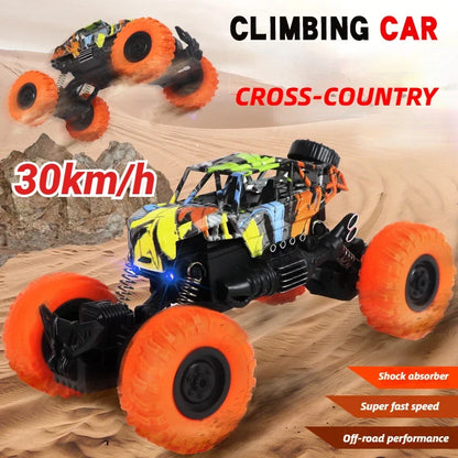 Children's toy car high-speed off-road vehicle outdoor toy off-road vehicle model inertia climbing stunt vehicle children's gift.