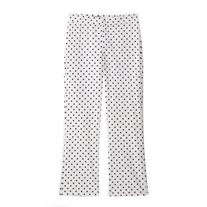 TRAFZA Herbst Polka Dot Gedruckt Jacke Für Frauen Lange Ärmel Rollkragen Zipper Mit Taschen Kordelzug Lose Vintage Mäntel