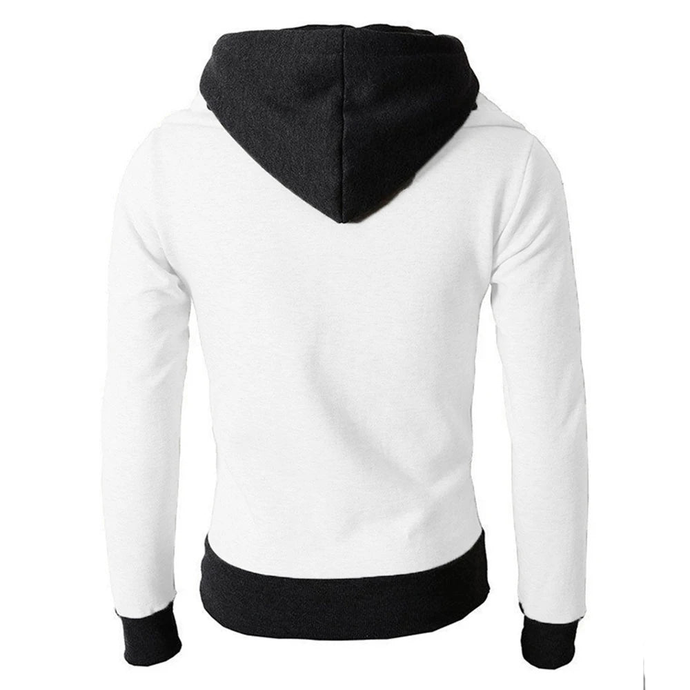 Zipper Men Jackets Autumn Winter Casual Fleece Coats Bomber Jacket Scarf Collar Fashion Hooded Male Outwear Slim Fit Hoody.