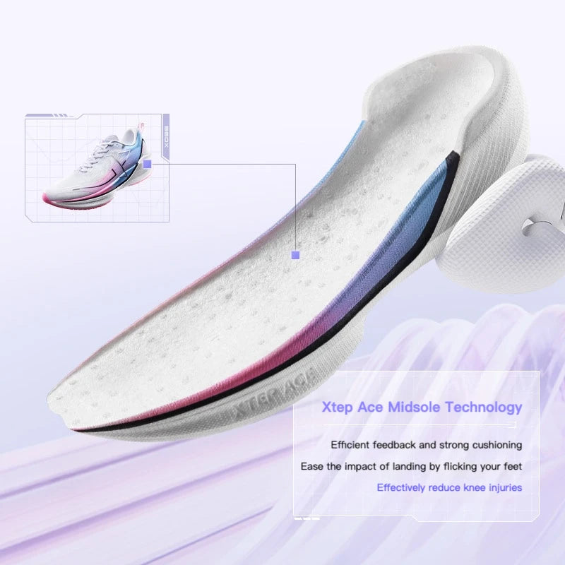 Xtep 360X Professional Running shoes Men's Carbon Plate Marathon PB Sport Shoe Lightweight ETPU Material Sneakers 976119110080.