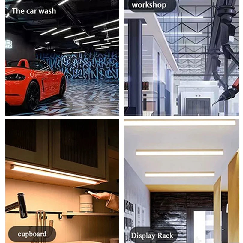 T5 T8 Led Tube Light 220V 110V Wall Lamp Bulb Light 10W  lampa For Home Indoor Kitchen Lighting Garage Light Ceiling Lighting.