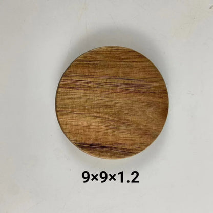 Japanese Style Wooden Tea Coffee Tray Fruit Dessert Candy Plate Wood Decorative Bread Snack Cake Food Dish Trays Tableware