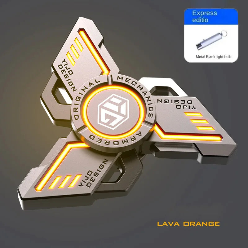 uminous metal EDC fidget spinner stress relief pressure reduction finger toy cool spinner ADHD  aids Creativity gift for boys