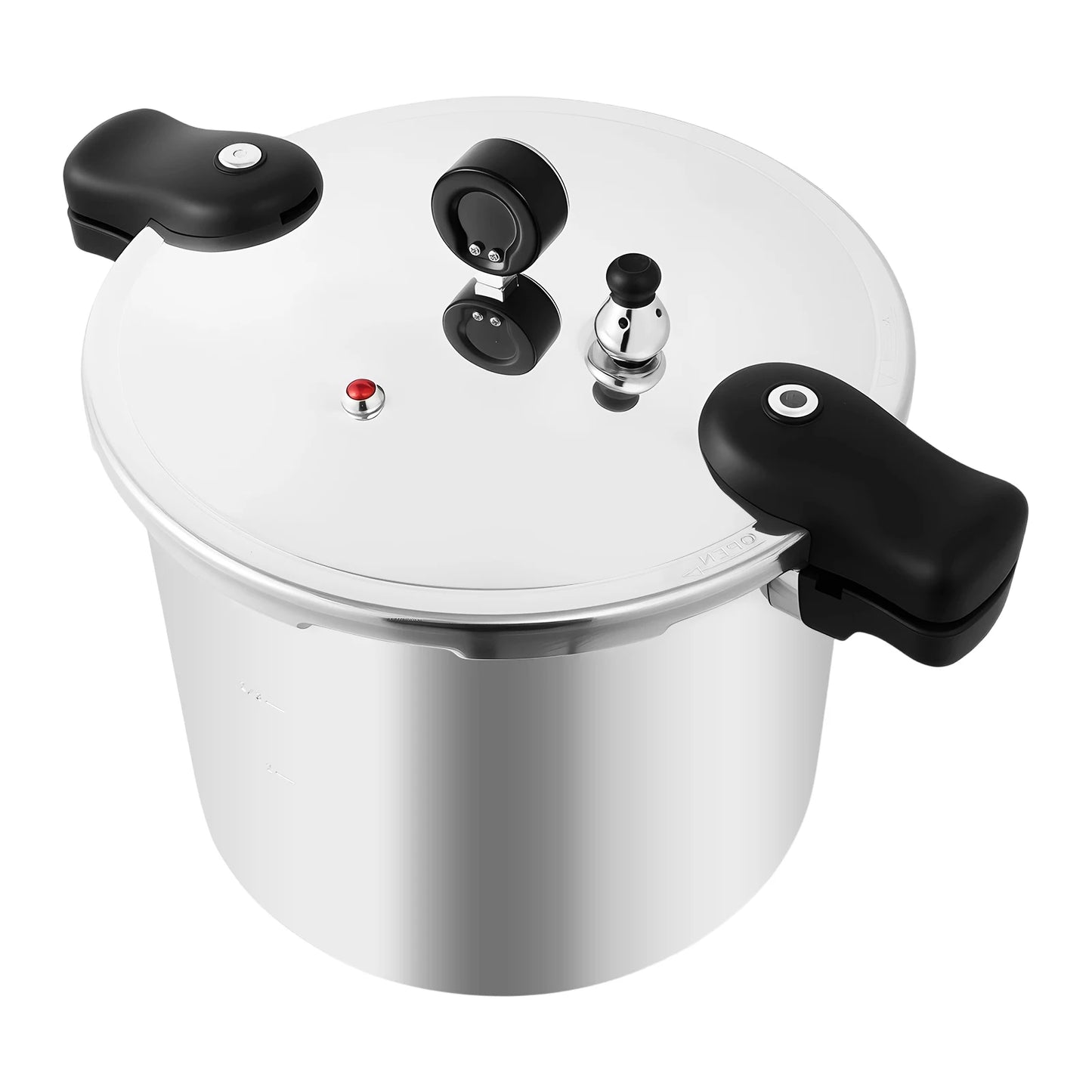 22L Thickened Explosion-proof Pressure cooker Polished Process with Pressure Gauge and Safety Valve.