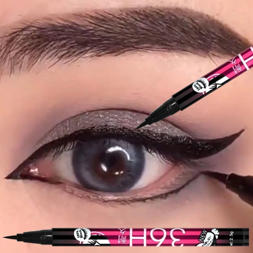Make Up Ultimate Black Liquid Eyeliner Long-lasting Waterproof 36H Ultra Fine Eye Liner Pen High quality Cosmetic Beauty Tools.