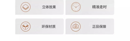 20-Zoll-Mode-Wanduhr, Esszimmer, Wohnzimmer, Mond, die Erde, Modellierung, LED-Licht, geräuschloses Uhrwerk, Schlafzimmeruhr, Wanddekoration