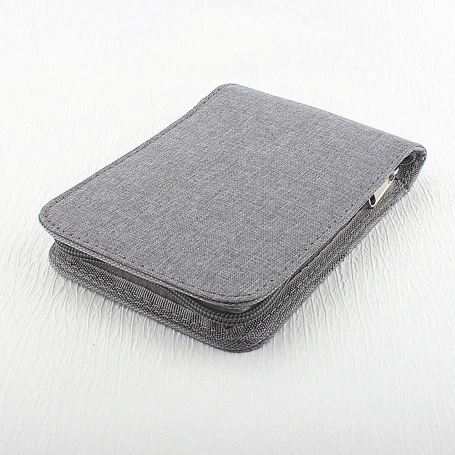 48 /24/10 Slots Fountain Pen Case, Canvas Pen Holder Display Pouch Bag Storage Large Capacity Waterproof.