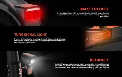 JOYOR T10 Adult Electric Scooter 1000W*2 Motor 60V18AH Battery Off-Road Escooter 10" Off-Road Tire Foldable E-Scooter.