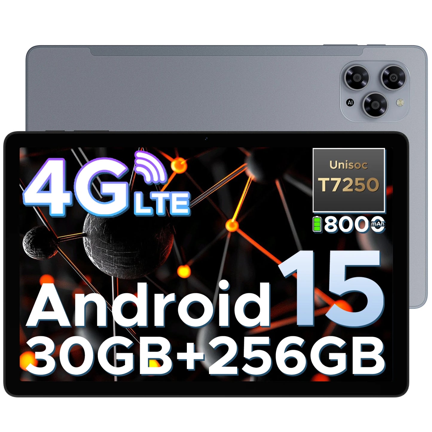 Doogee Tab G6 Tablet Pc 11 Inch Android 15 30Gb Ram(6+24) 256Gb Rom 8000Mah Battery Dual Speakers Support Widevine L1 Tablet Pc