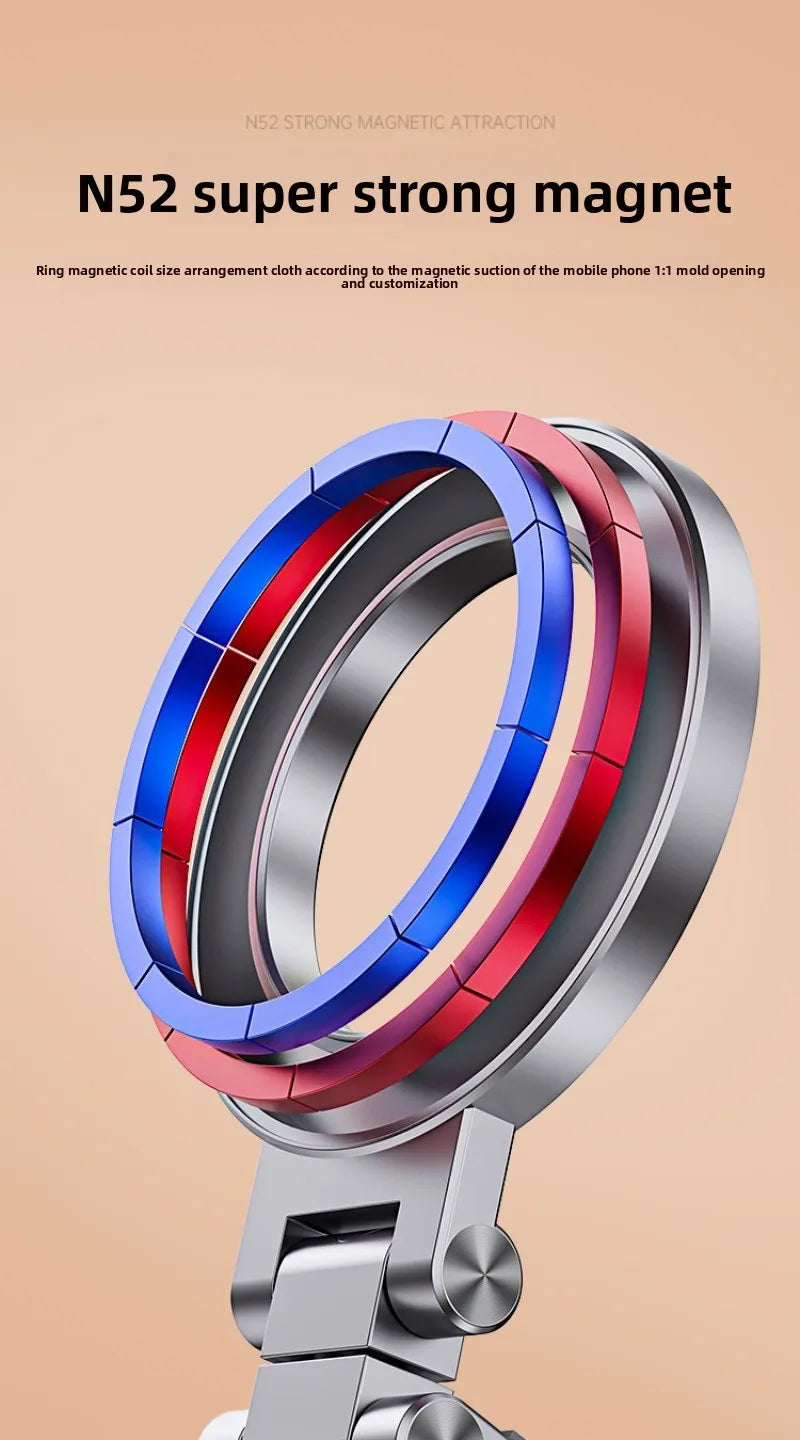 Universal Magnetic Phone Holder Travel Essentials Multi-axis Rotation Hands-Free Airplane Phone Mount Desktop Clip for Phone.