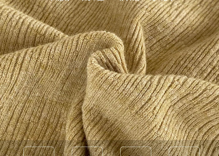 2025Oansatz Rippen Langarm Koreanische Dünne Weibliche Pullover Frauen Pullover Stricken Weiche Jumper Tops Geraffte Herbst Winter Tops.